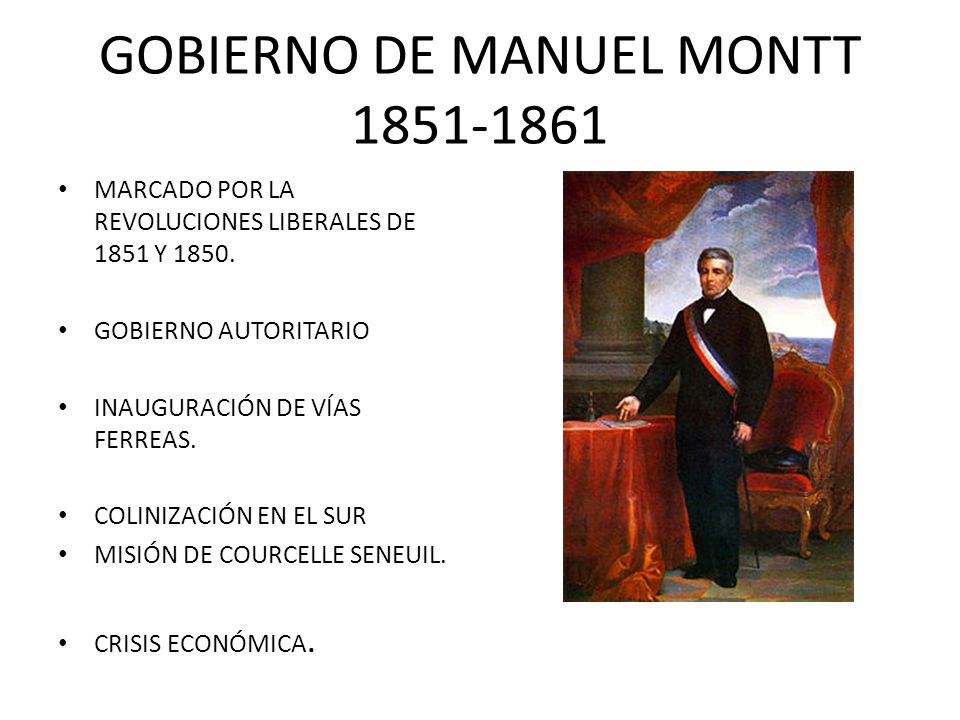 GOBIERNO DE MANUEL MONTT