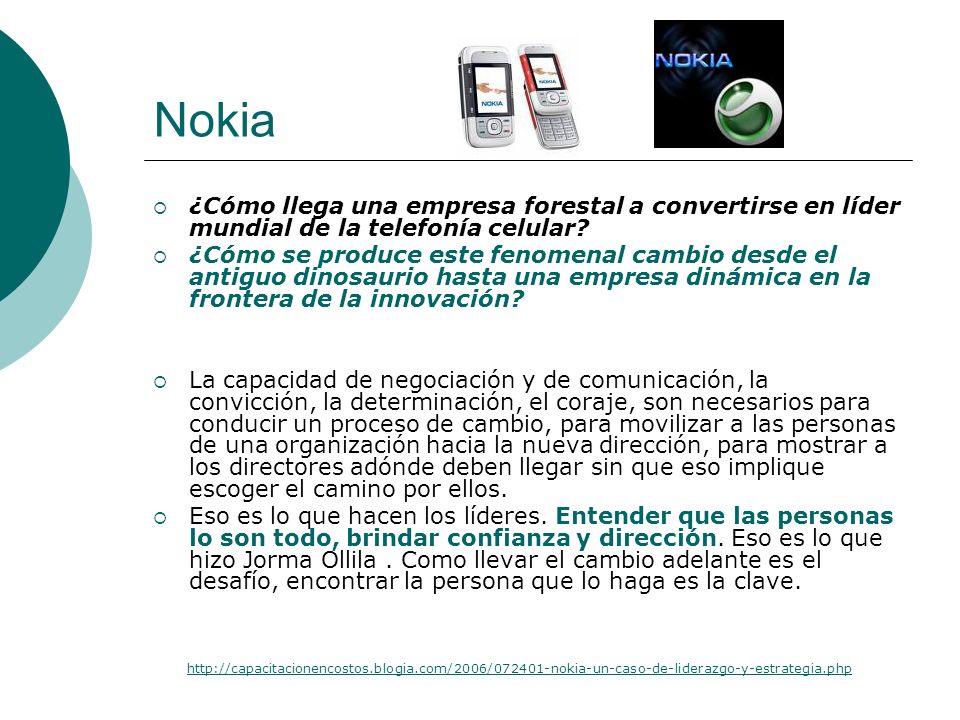 Nokia ¿Cómo llega una empresa forestal a convertirse en líder mundial de la telefonía celular