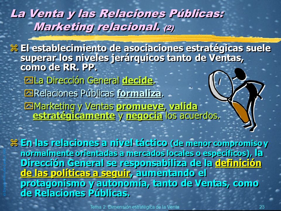 La Venta y las Relaciones Públicas: Marketing relacional. (2)