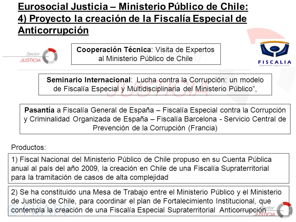 Cooperación Técnica: Visita de Expertos al Ministerio Público de Chile