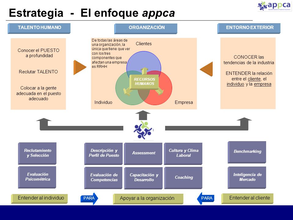 Estrategia - El enfoque appca