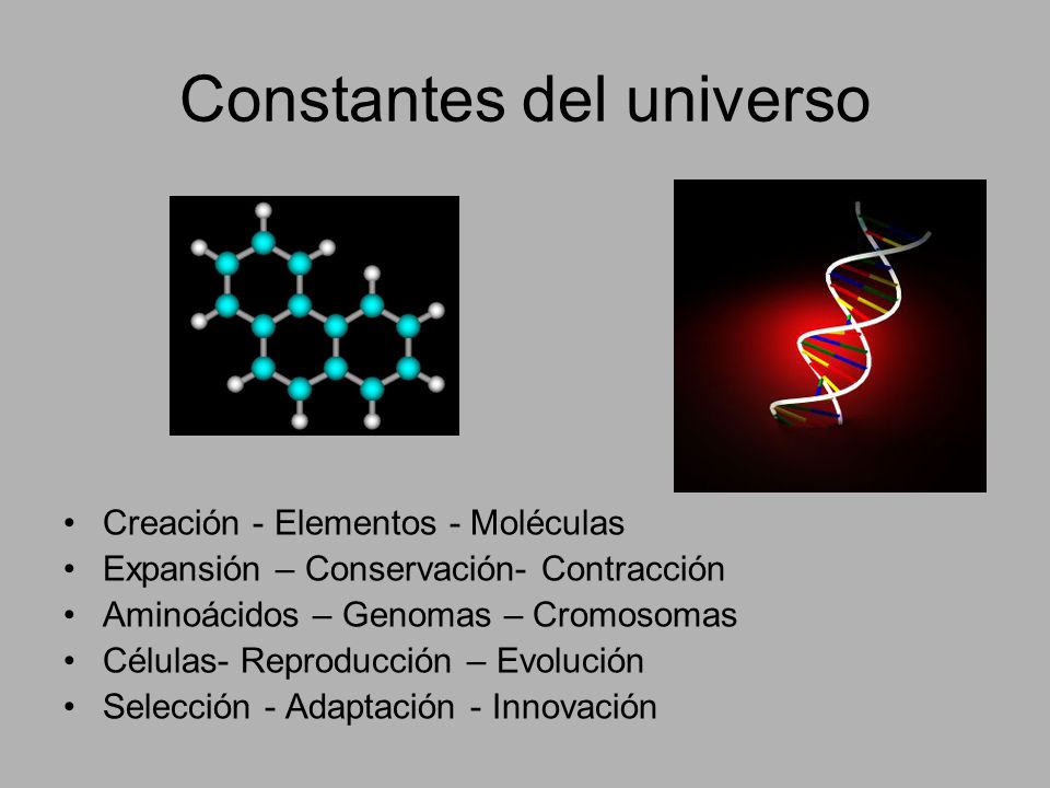 Constantes del universo