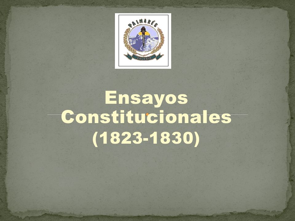 Ensayos Constitucionales ( )