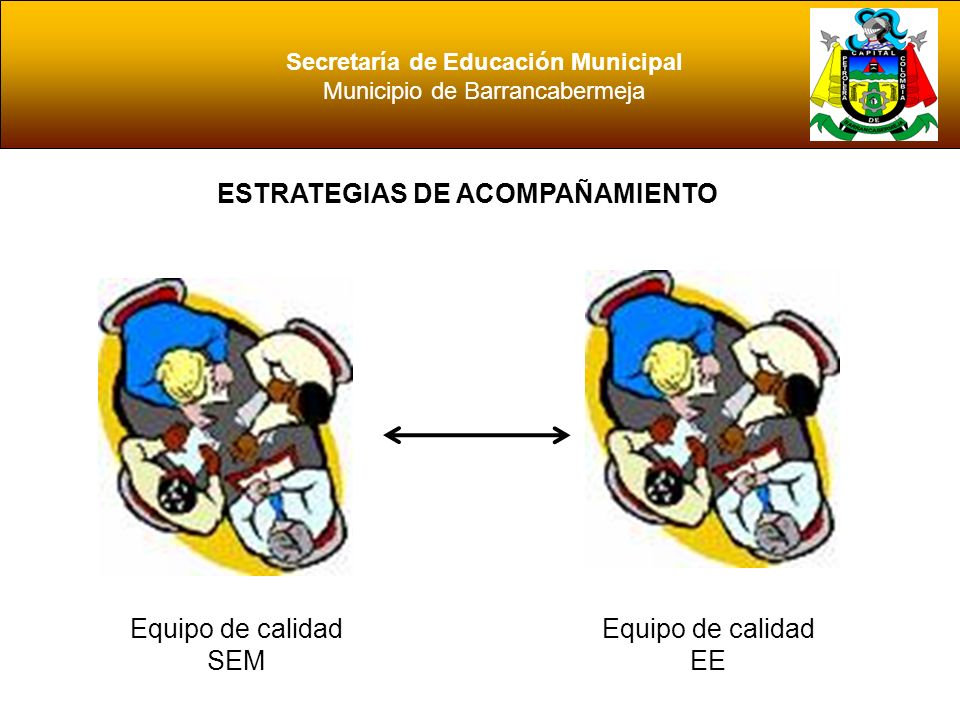 Secretaría de Educación Municipal ESTRATEGIAS DE ACOMPAÑAMIENTO