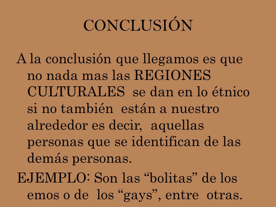 CONCLUSIÓN