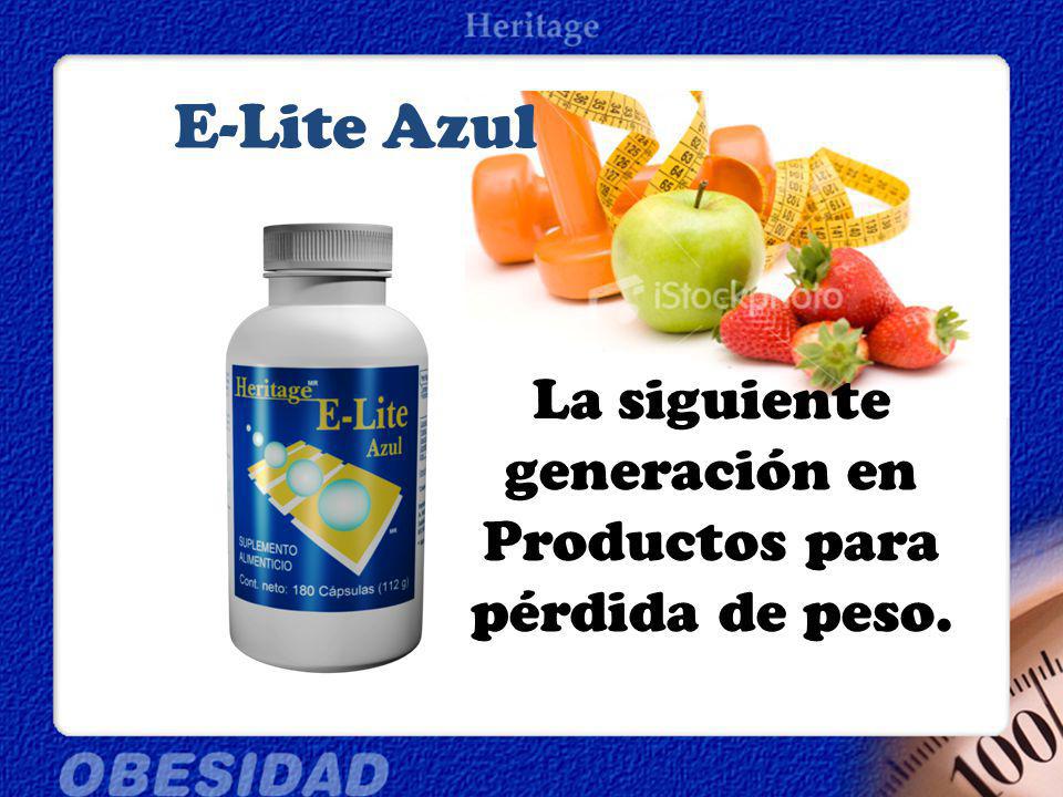 E-Lite Azul La siguiente generación en Productos para pérdida de peso.