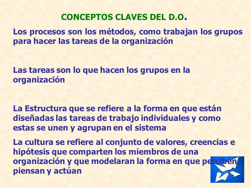 CONCEPTOS CLAVES DEL D.O.