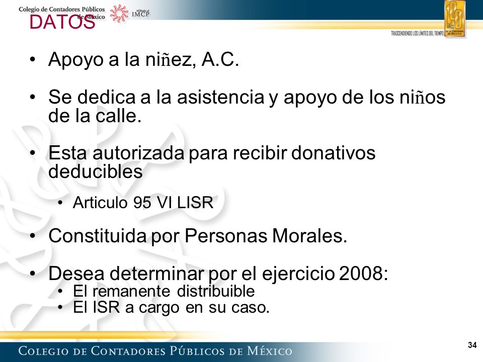 Se dedica a la asistencia y apoyo de los niños de la calle.
