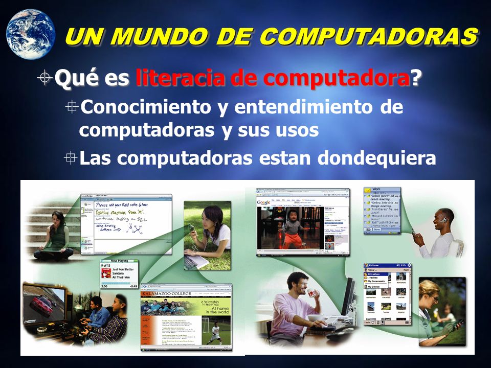 UN MUNDO DE COMPUTADORAS