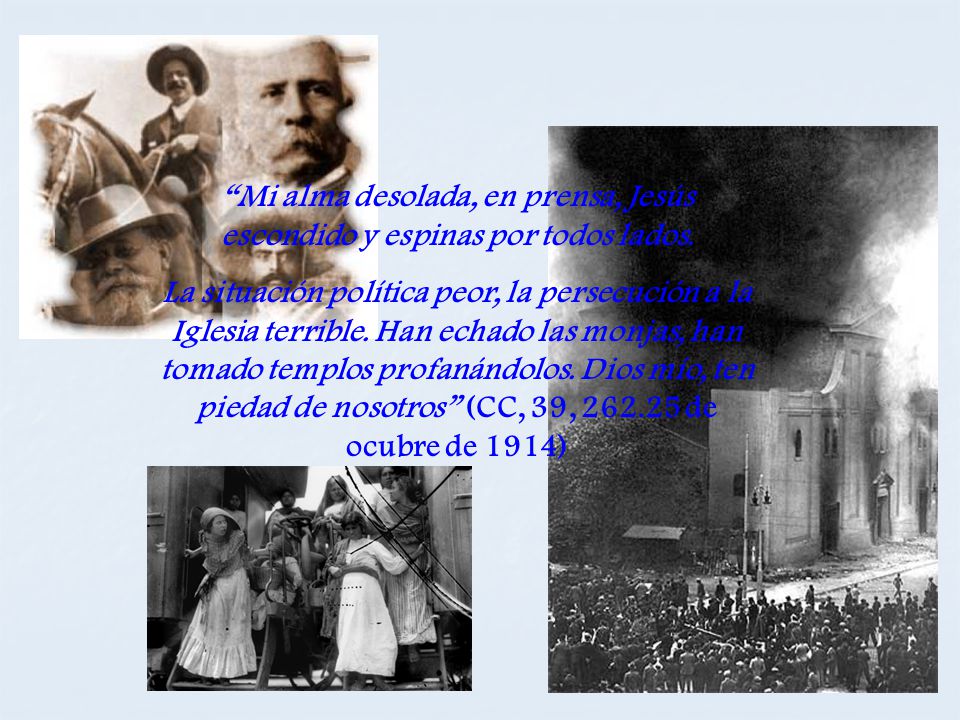 Mi alma desolada, en prensa, Jesús escondido y espinas por todos lados.