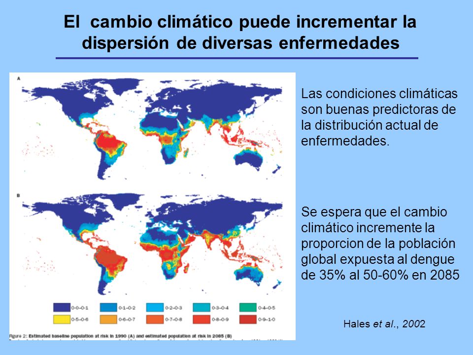 El cambio climático puede incrementar la dispersión de diversas enfermedades