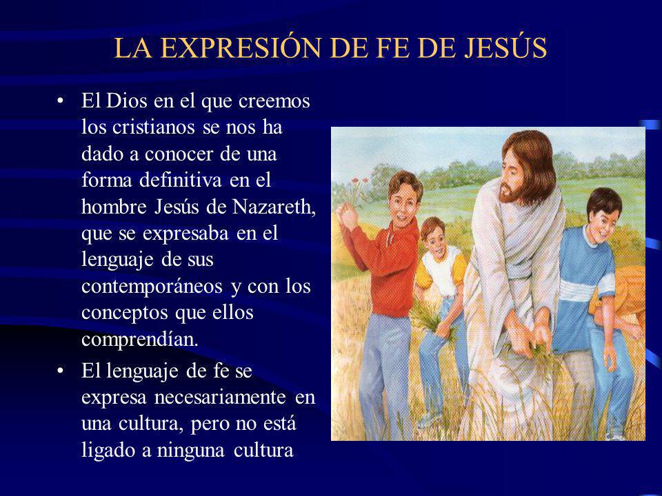 LA EXPRESIÓN DE FE DE JESÚS