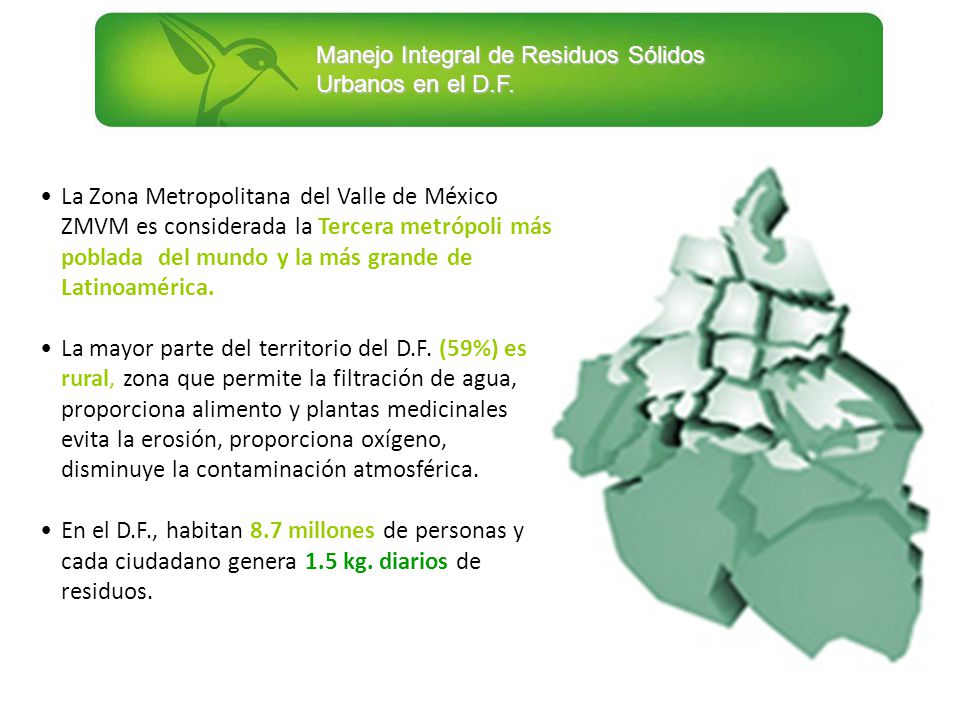 La Zona Metropolitana del Valle de México ZMVM es considerada la Tercera metrópoli más poblada del mundo y la más grande de Latinoamérica.