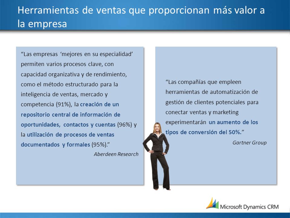 Herramientas de ventas que proporcionan más valor a la empresa
