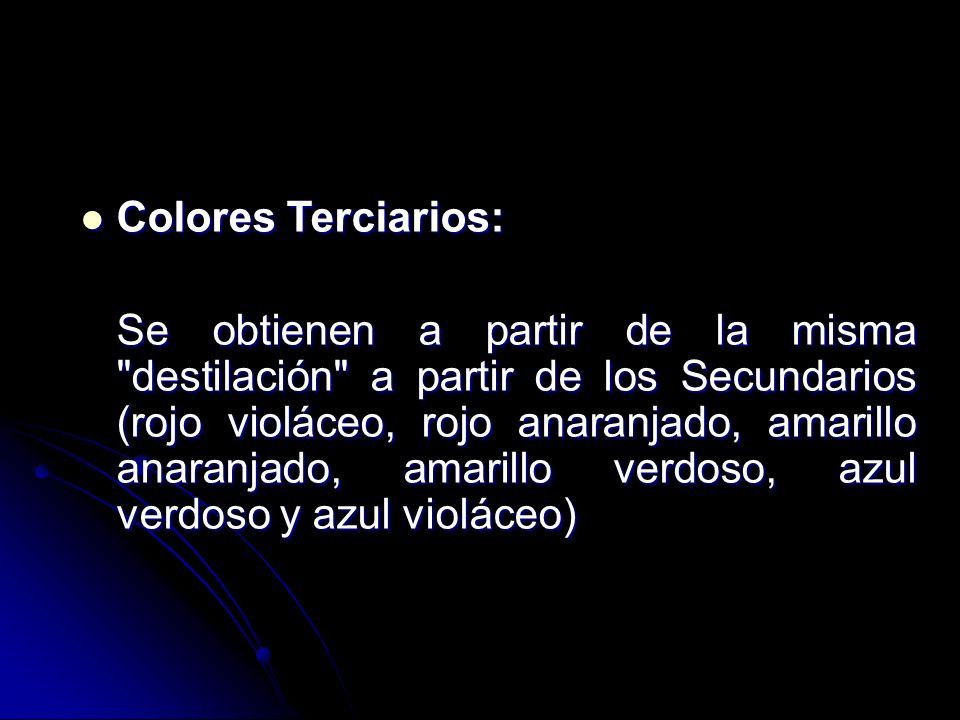 Colores Terciarios: