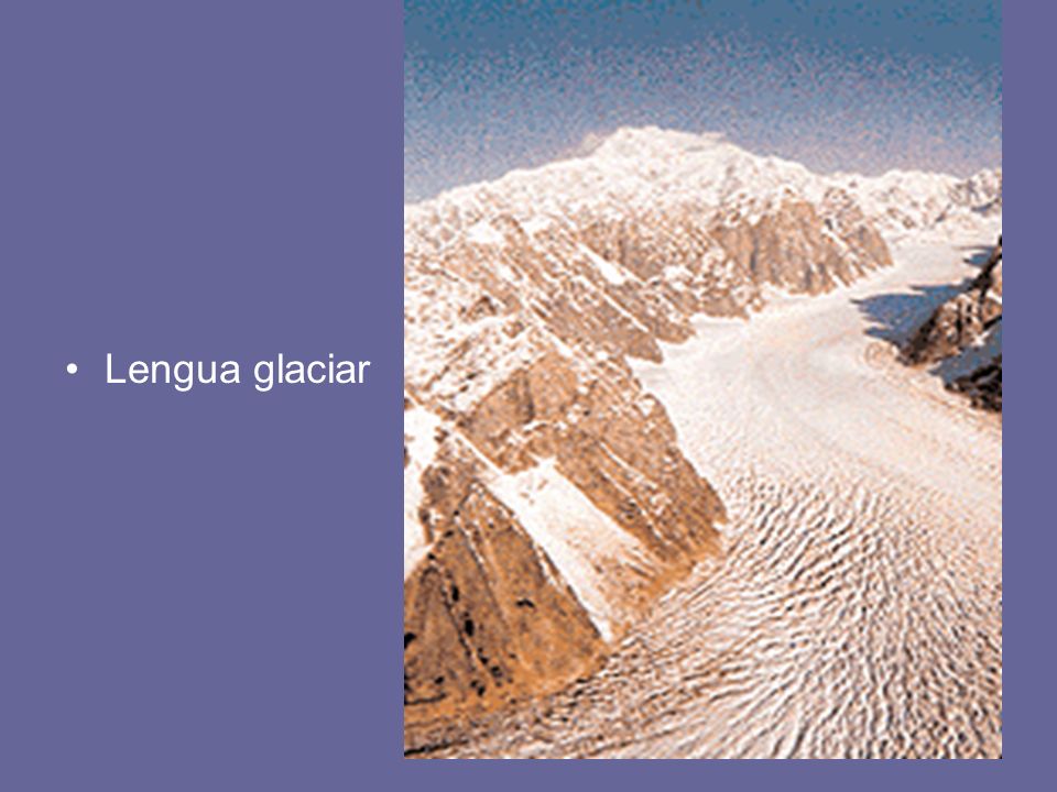 Lengua glaciar