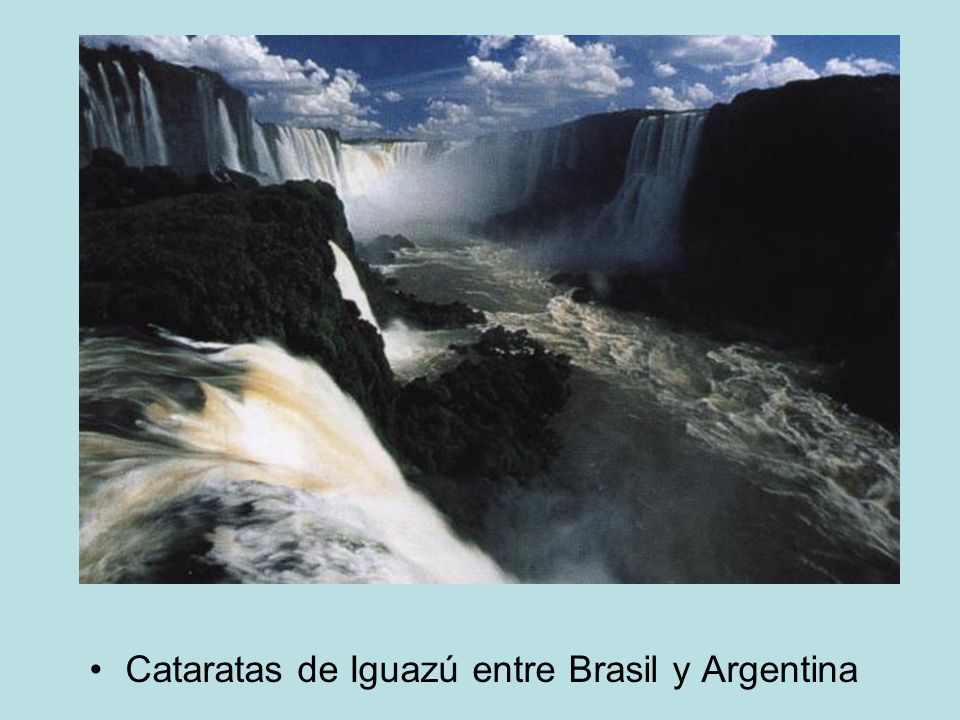 Cataratas de Iguazú entre Brasil y Argentina