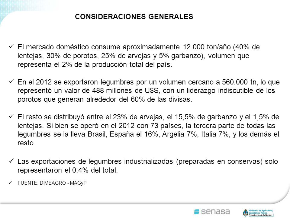 CONSIDERACIONES GENERALES