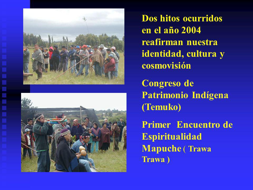 Dos hitos ocurridos en el año 2004 reafirman nuestra identidad, cultura y cosmovisión