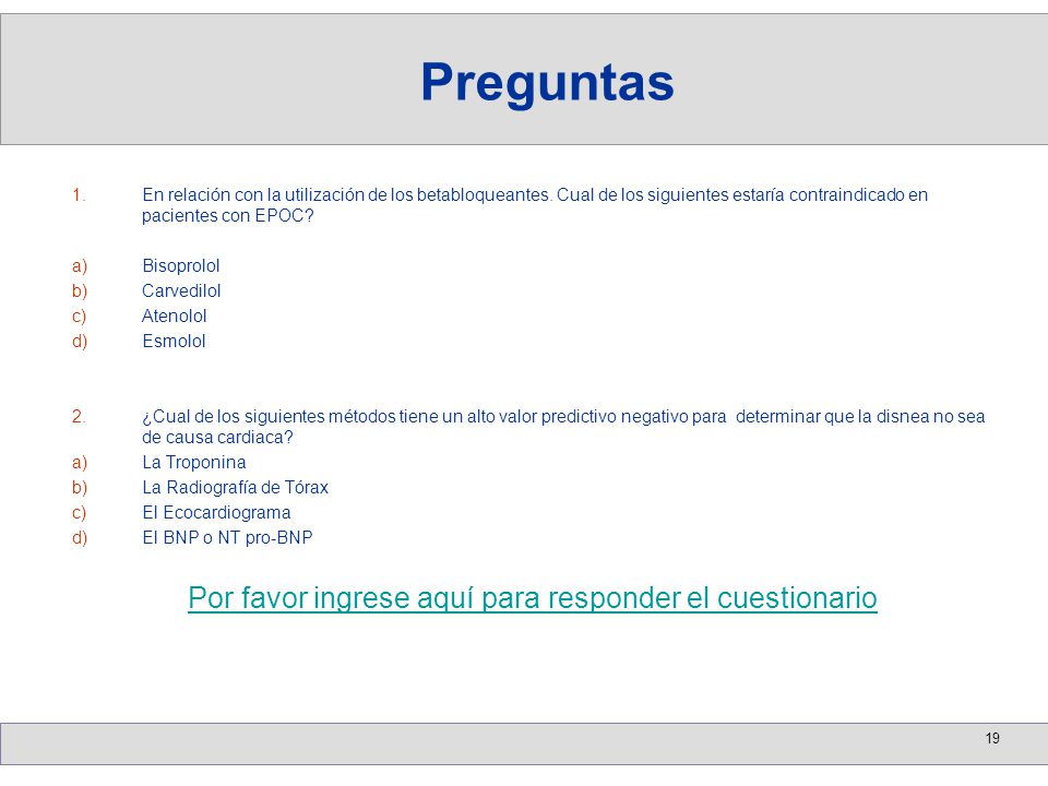 Por favor ingrese aquí para responder el cuestionario