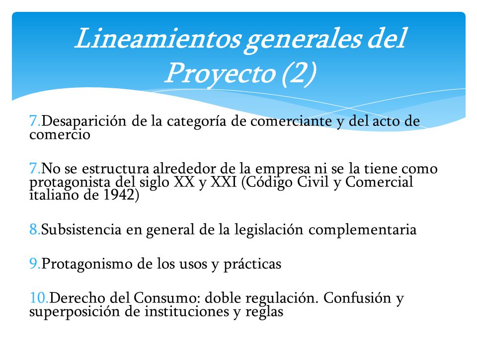 Lineamientos generales del Proyecto (2)