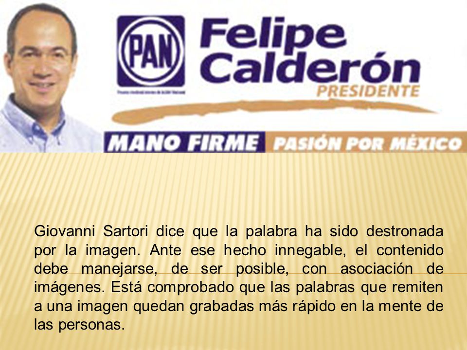 Giovanni Sartori dice que la palabra ha sido destronada por la imagen