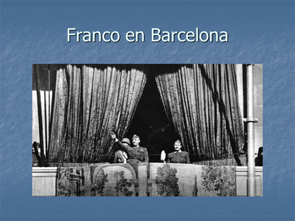 Franco en Barcelona