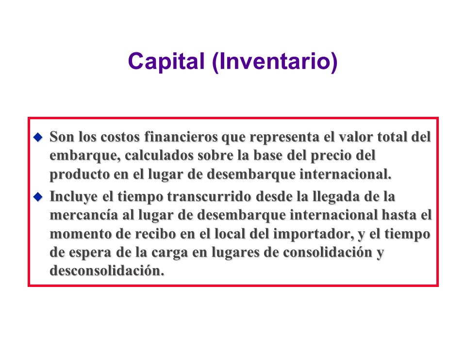 Capital (Inventario)