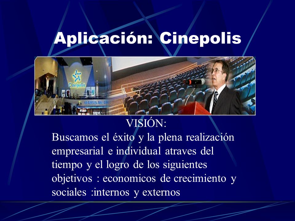 Aplicación: Cinepolis