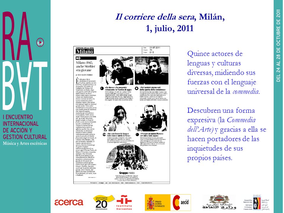 Il corriere della sera, Milán, 1, julio, 2011