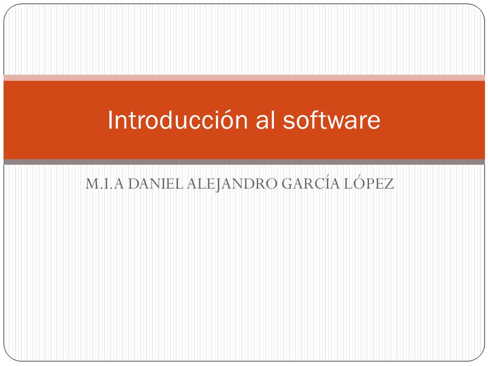 Introducción al software