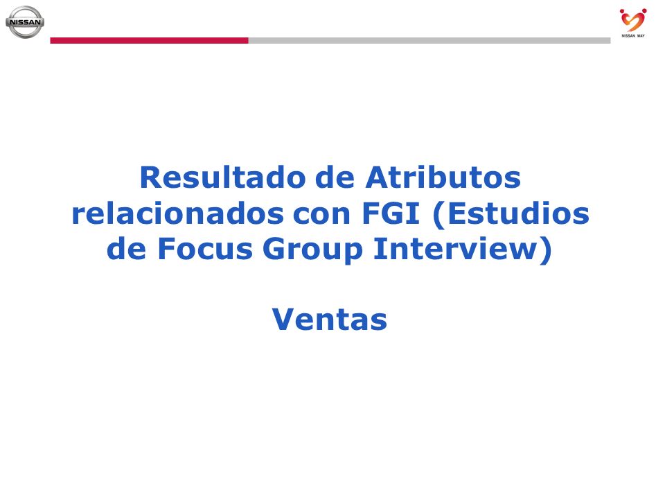 Resultado de Atributos relacionados con FGI (Estudios de Focus Group Interview)