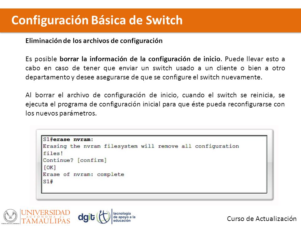 Configuración Básica de Switch