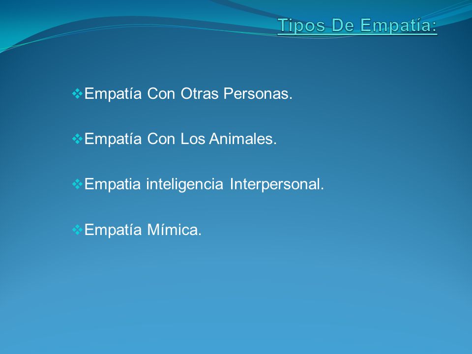 Tipos De Empatía: Empatía Con Otras Personas.