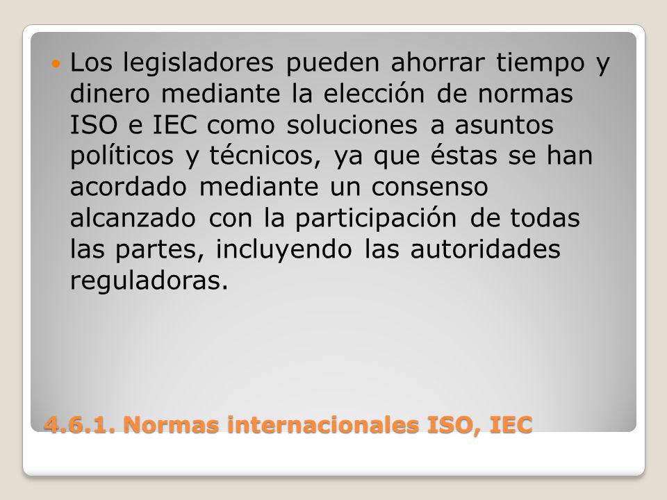 Normas internacionales ISO, IEC