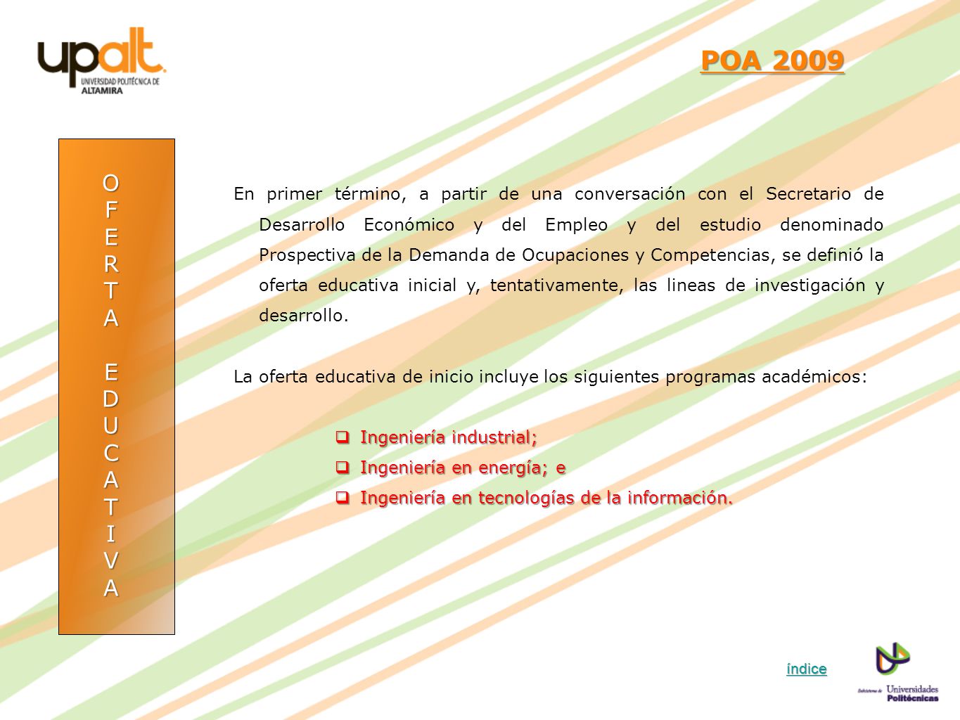 POA 2009 O. F. E. R. T. A. D. U. C. I. V.