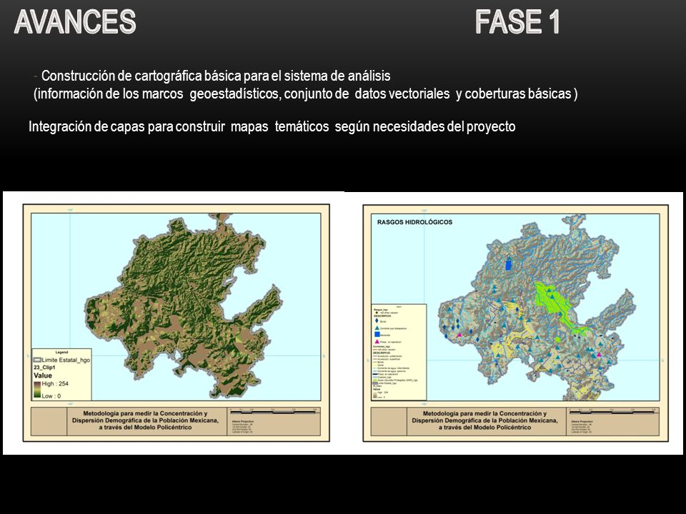 Avances Fase 1 - Construcción de cartográfica básica para el sistema de análisis.