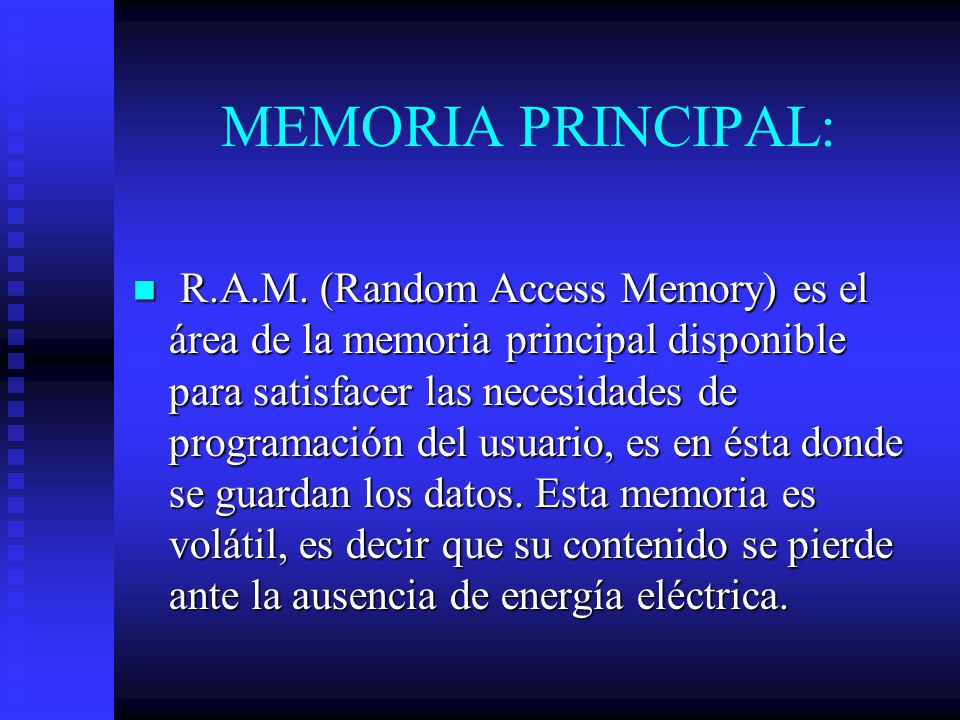 MEMORIA PRINCIPAL: