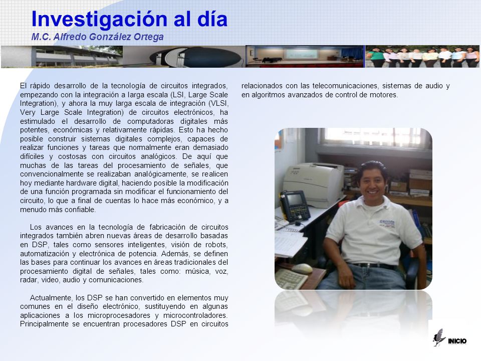 Investigación al día M.C. Alfredo González Ortega