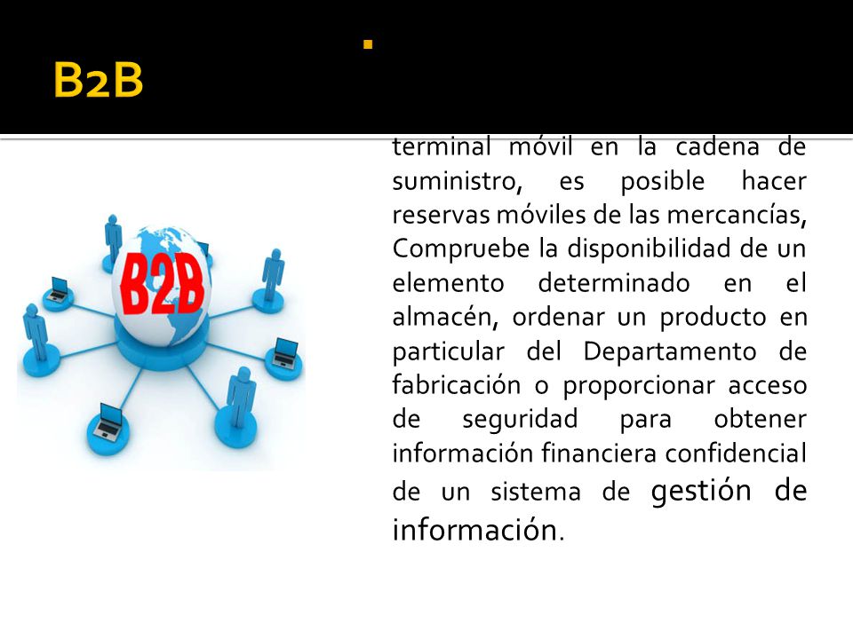 Sistema de mensajería integrado en el centro de B2B Communications
