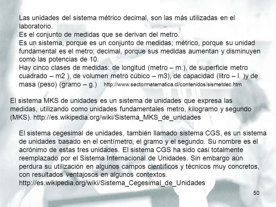 Es el conjunto de medidas que se derivan del metro.