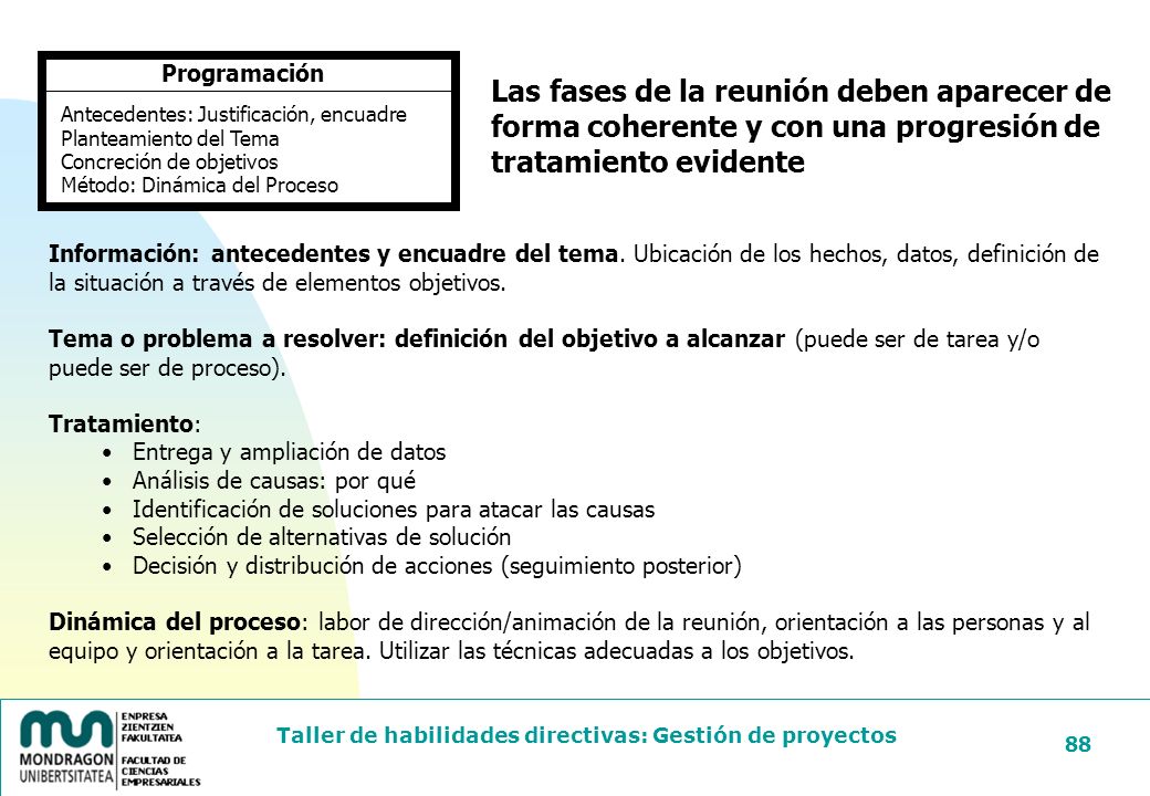 24/03/2017 Programación. Antecedentes: Justificación, encuadre. Planteamiento del Tema. Concreción de objetivos.