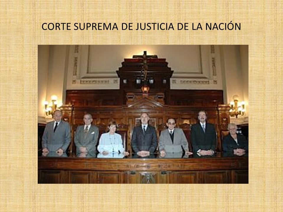 Corte Suprema de Justicia de la Nación