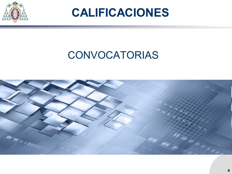 CALIFICACIONES CONVOCATORIAS 4 4