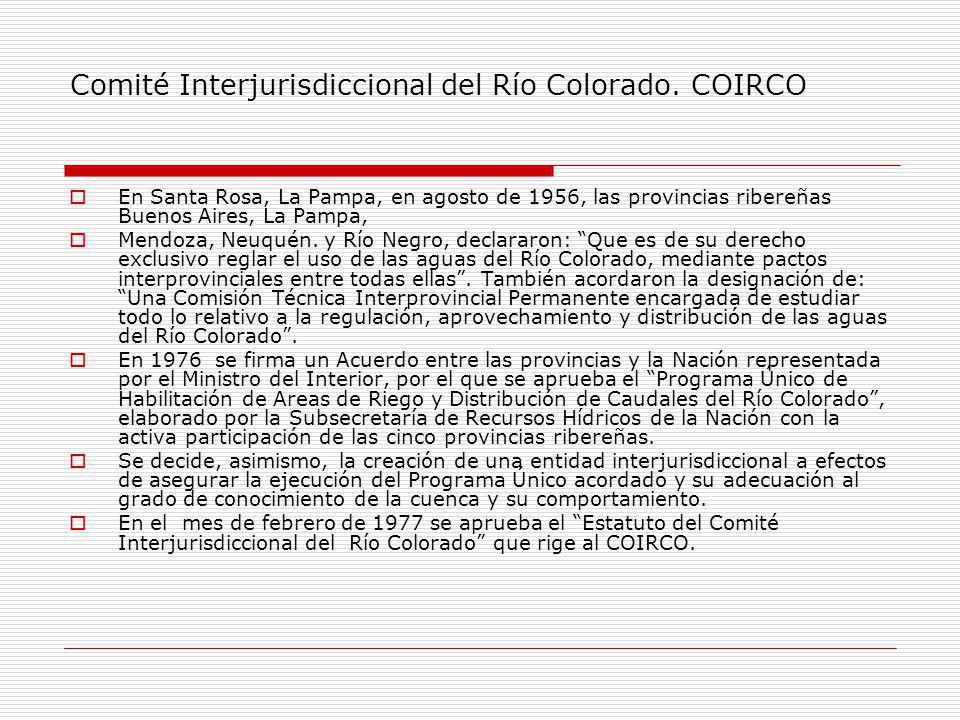 Comité Interjurisdiccional del Río Colorado. COIRCO
