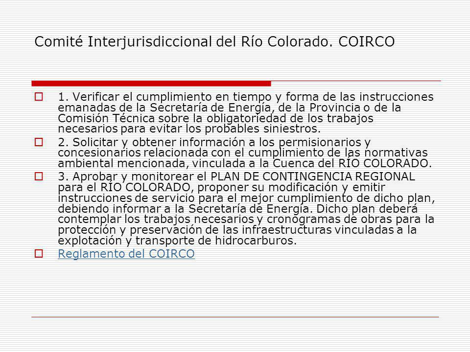 Comité Interjurisdiccional del Río Colorado. COIRCO