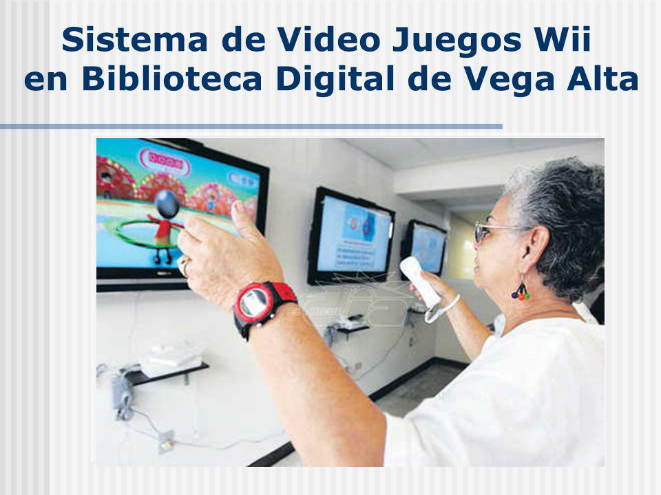 Sistema de Video Juegos Wii en Biblioteca Digital de Vega Alta