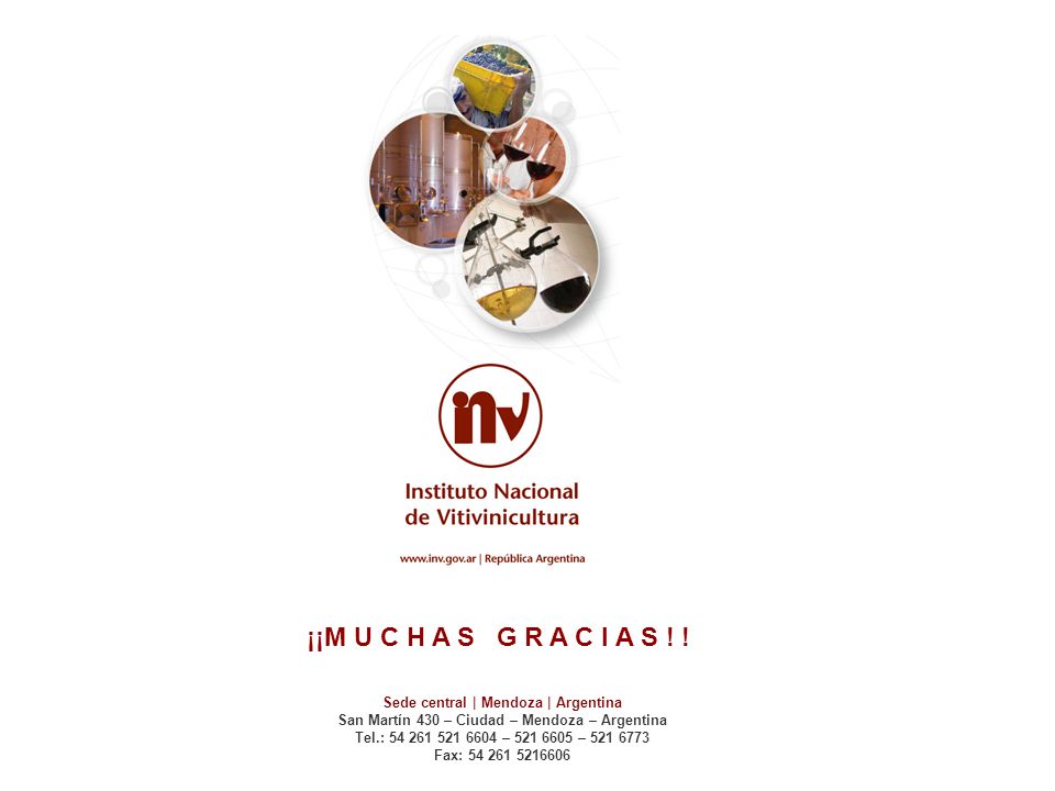 ¡¡M U C H A S G R A C I A S ! ! Sede central | Mendoza | Argentina