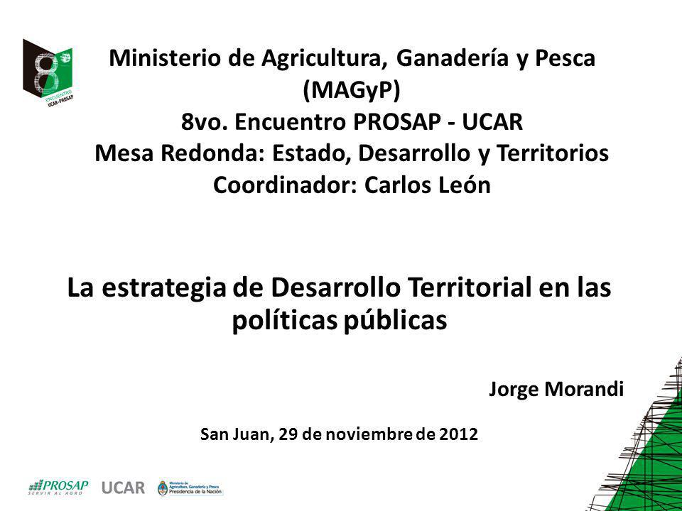 La estrategia de Desarrollo Territorial en las políticas públicas