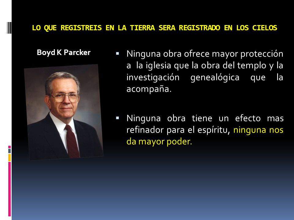 LO QUE REGISTREIS EN LA TIERRA SERA REGISTRADO EN LOS CIELOS